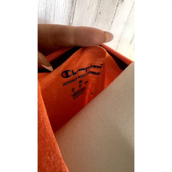 Champion Mens Medium Clemson Tigers Orange Graphic Short Sleeve Crewneck T-Shirt - Picture 5 of 7